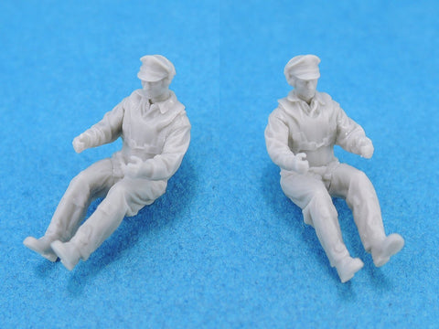 レジェンド LA7207 1/72 WWII アメリカ 爆撃機パイロット & 副操縦士 セット