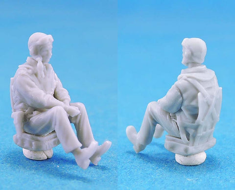 レジェンド LA7221 1/72 WWII アメリカ海軍パイロット＆リアガンナーセットI（4ヘッド）