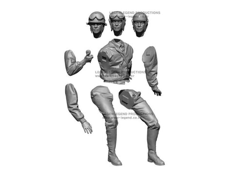 レジェンド LA7229 1/72 WWII アメリカ陸軍 戦車車長 (1体)