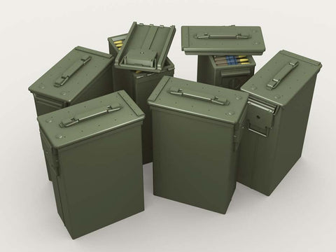 レジェンド LF1372 1/35 PA70 弾薬缶 セット (クローズ16個・オープン2個・弾薬ベルト2個)