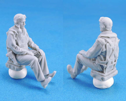 レジェンド LF3233 1/32 WWII アメリカ海軍パイロット & リアガンナー セット I (4 ヘッド)