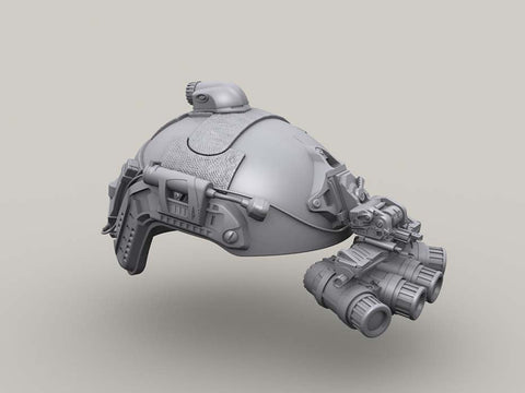 レジェンド LF3D013 1/35 オプスコア ファストバリスティックマリタイムヘルメット・GPNVG-18 セット (6個)