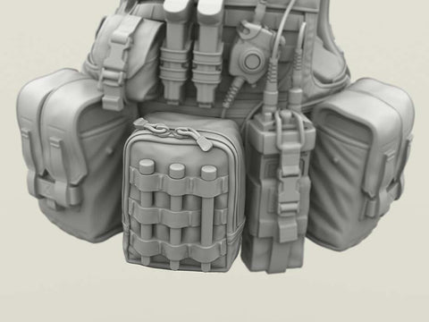 レジェンド LF3D018 1/35 TTユーティリティポーチ＆IR ケミカルライトスティックセット（10個）