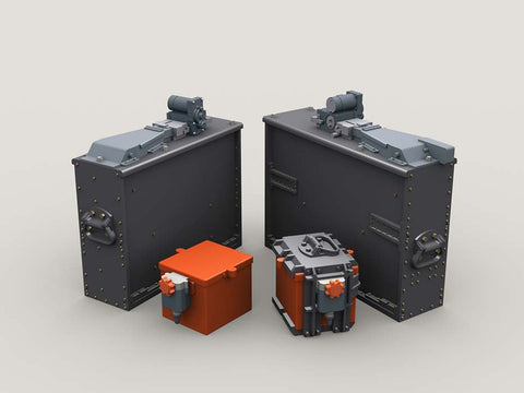 レジェンド LF3D059 1/35 M134 小銃 3,000/ 4,000 ラウンド 弾薬箱 セット