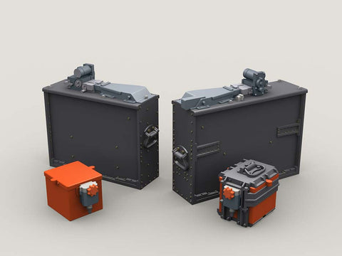 レジェンド LF3D059 1/35 M134 小銃 3,000/ 4,000 ラウンド 弾薬箱 セット