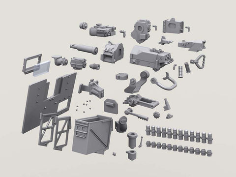 レジェンド LF3D062 1/35 MK47 AGL w AN/PWG-1 サイト, SAG シールド マウント