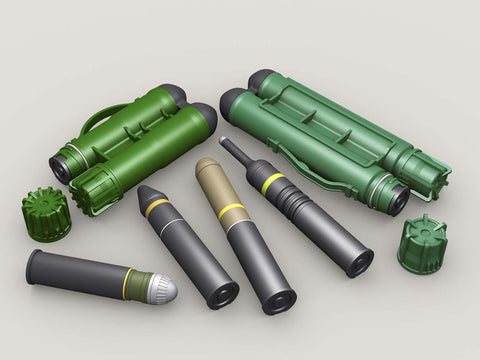 レジェンド LF3D065 1/35 カール-グスタフ ツイン コンテナ 及び 弾薬 セット