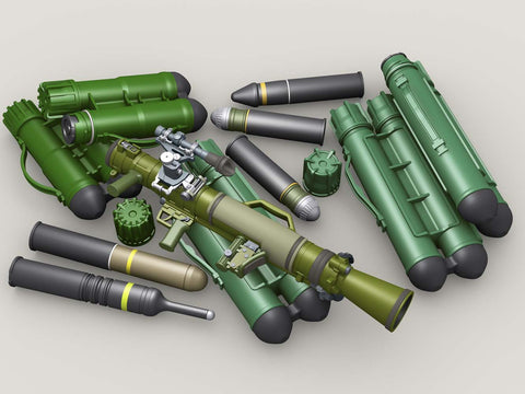 レジェンド LF3D066 1/35 カール-グスタフ M3 マルチ-ロール 武器 システム (4個)