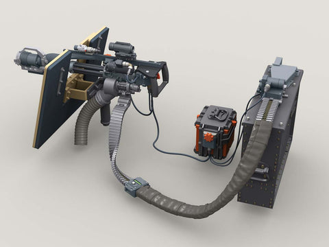 レジェンド LF3D069 1/35 M134D on SAG シールド マウント w/ 4,000rd 弾薬箱