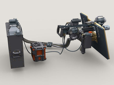 レジェンド LF3D069 1/35 M134D on SAG シールド マウント w/ 4,000rd 弾薬箱