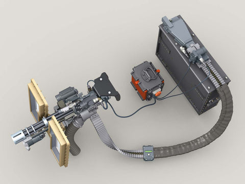 レジェンド LF3D070 1/35 M134D ミニガン 透明シールド (ショート) マウント