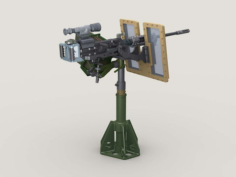 レジェンド LF3D071 1/35 M2重機関銃 汎用ペデスタル マウント・ガンシールド