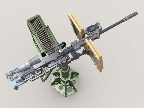 レジェンド LF3D071 1/35 M2重機関銃 汎用ペデスタル マウント・ガンシールド