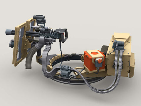 レジェンド LF3D074 1/35 M134D ミニガン, MMC システム, 透明シールド