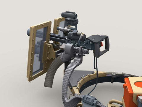 レジェンド LF3D074 1/35 M134D ミニガン, MMC システム, 透明シールド