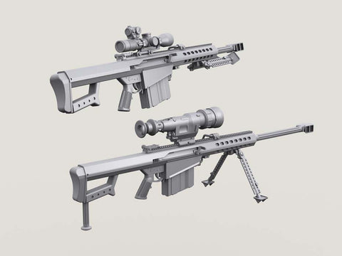 レジェンド LF3D075 1/35 バレット M107 スナイパー ライフル セット (インチ’ 2 ボディ)