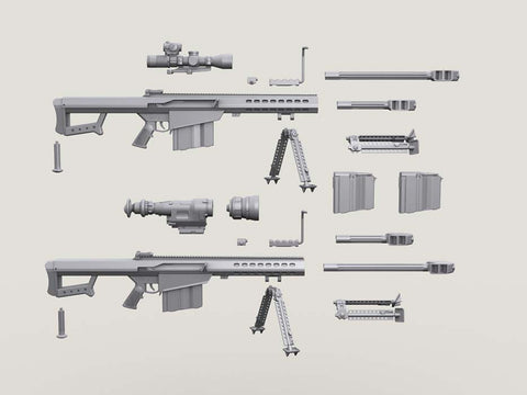 レジェンド LF3D075 1/35 バレット M107 スナイパー ライフル セット (インチ’ 2 ボディ)