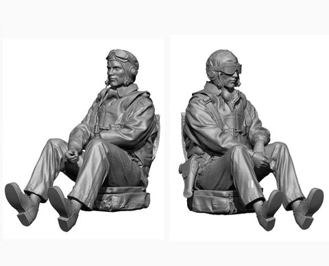 レジェンド LF4822 1/48 WWII アメリカ海軍パイロット I (2 ヘッド)