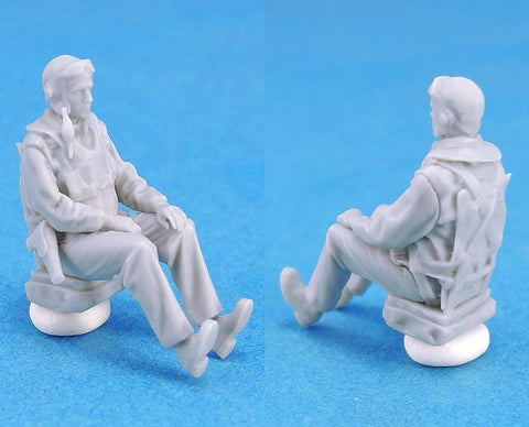 レジェンド LF4824 1/48 WWII アメリカ海軍パイロット・リアガンナー セット I (4ヘッド)