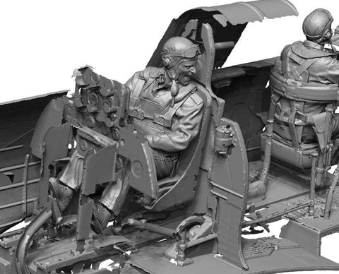 レジェンド LF4826 1/48 WWII アメリカ海軍 パイロット2(2ヘッド)