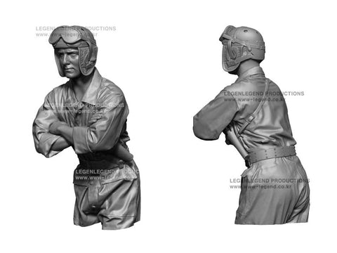 レジェンド 1/48 LF4829 アメリカ 戦車操縦手と機銃手