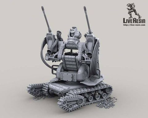 ライブレジン LRM35005 1/35 Military robot Secutor II Military robot, new version with twin .50 Cal