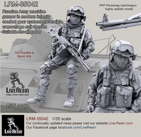 ライブレジン LRM35042 1/35 現用 ロシア陸軍機械化歩兵 コンバットギアシステムセット4 リバーシブルカモフラージュバージョン