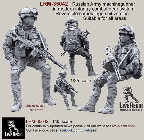 ライブレジン LRM35042 1/35 現用 ロシア陸軍機械化歩兵 コンバットギアシステムセット4 リバーシブルカモフラージュバージョン