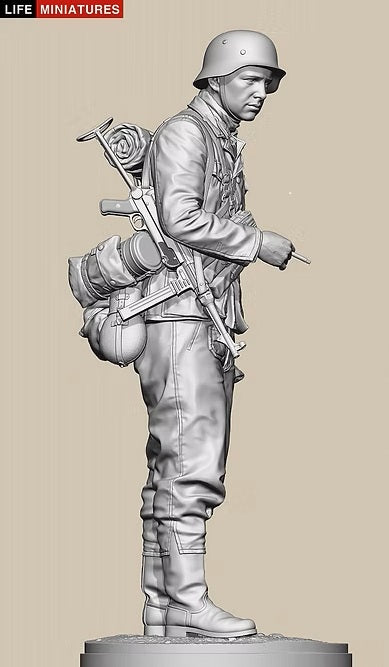 ライフミニチュア LM-16010 1/16 WWII ドイツ ポトー迎撃戦 ハンセン戦闘団の分隊長 バルジの戦い1944