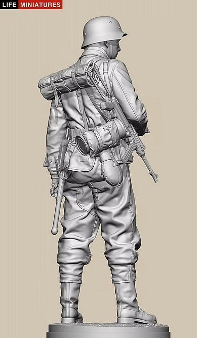 ライフミニチュア LM-16010 1/16 WWII ドイツ ポトー迎撃戦 ハンセン戦闘団の分隊長 バルジの戦い1944