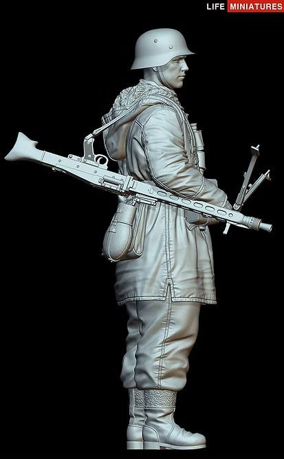 ライフミニチュア LM-35003 1/35 ドイツ武装親衛隊 MG42 ガンナー,東部戦線1943
