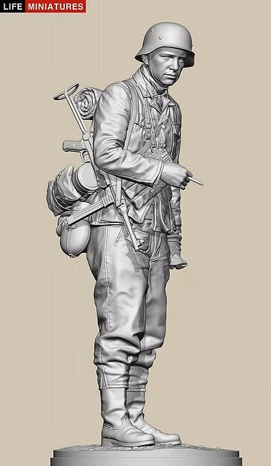 ライフミニチュア LM-35007 1/35 WWII ポトー迎撃戦 分隊長 ハンセン戦闘団 バルジの戦い1944年