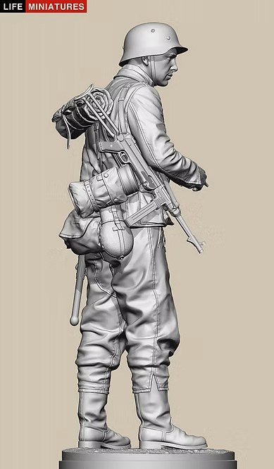 ライフミニチュア LM-35007 1/35 WWII ポトー迎撃戦 分隊長 ハンセン戦闘団 バルジの戦い1944年