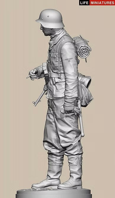 ライフミニチュア LM-35007 1/35 WWII ポトー迎撃戦 分隊長 ハンセン戦闘団 バルジの戦い1944年