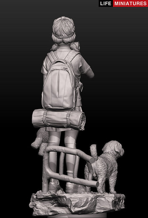 ライフミニチュア LM-FU12001 1/12 深呼吸?パンデミック後の子供