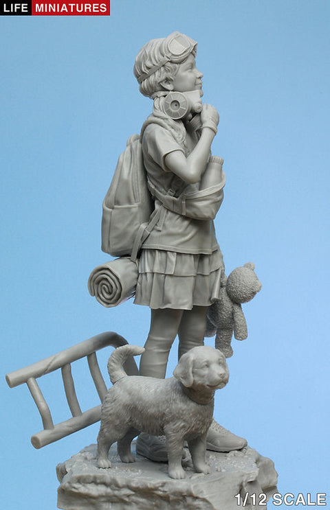 ライフミニチュア LM-FU12001 1/12 深呼吸?パンデミック後の子供
