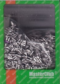 マスタークラブ MTL-35319 1/35 VVSS M4シャーマン用 （ソリッドピン付き）ワイドガイドホーン エンドコネクタ 380個。（パッドセット用の追加キット）