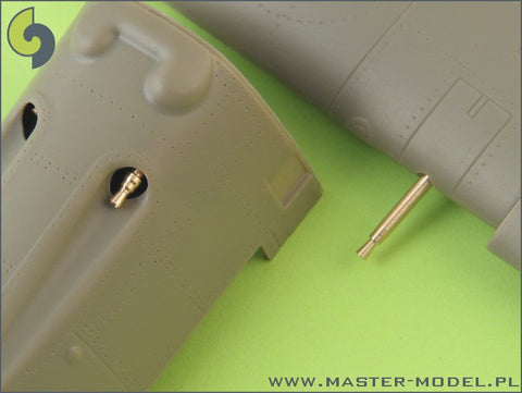 マスター AM-32-005 1/32 メッサーシュミットBf 109 E3 - E9, T型の武装セット（MG17機銃の銃口,MGFF機関砲銃身）