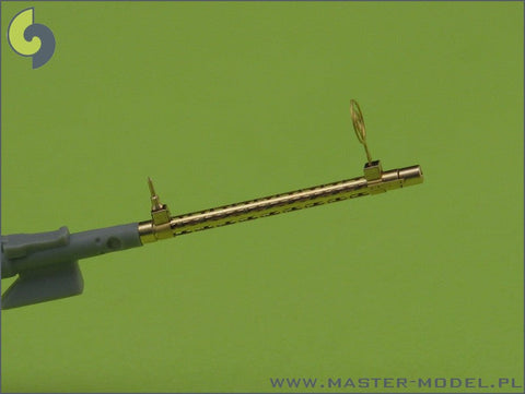 マスター AM-32-013 1/32 ドイツ空軍 航空機関砲 MG15の挽物製銃身とエッチングパーツのガンサイト（2本入り）