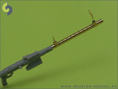 マスター AM-32-013 1/32 ドイツ空軍 航空機関砲 MG15の挽物製銃身とエッチングパーツのガンサイト（2本入り）