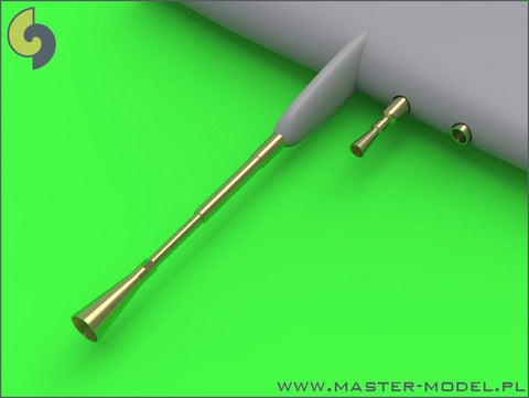 マスター AM-32-080 1/32 F6F ヘルキャット 夜間戦闘機の武装（ブローニング .50キャリバーおよびフラッシュハイダー付 20mmキャノン砲銃身）