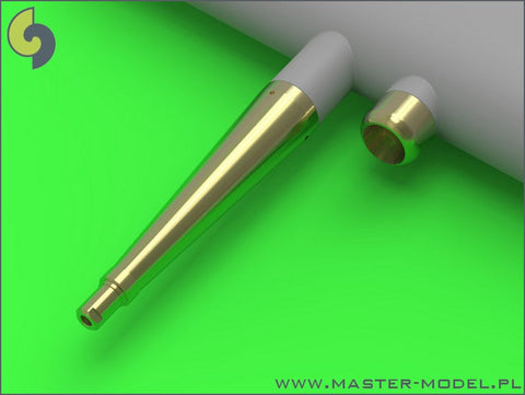 マスター AM-32-081 1/32 スピットファイア Mk.IXe/XVIe の初期型武装(円錐形フェアリング) フェアリング付イスパノ20mmキャノン砲の砲身とブローニング .50キャリバー銃身（タミヤ用）