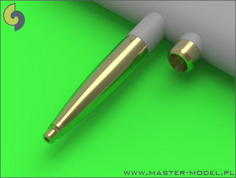 マスター AM-32-082 1/32 スピットファイア Mk.IXe/XVIe の後期型武装(円筒形フェアリング) フェアリング付 イスパノ20mmキャノン砲の砲身とブローニング .50キャリバー銃身（タミヤ用）