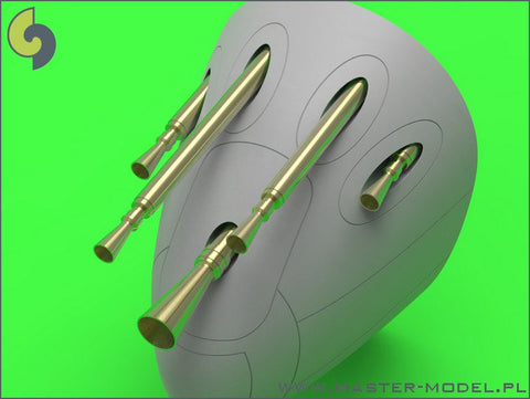 マスター AM-32-088 1/32 P-38M ライトニングのブローニング .50キャリバー銃身とフラッシュハイダー付20mmキャノン砲銃身