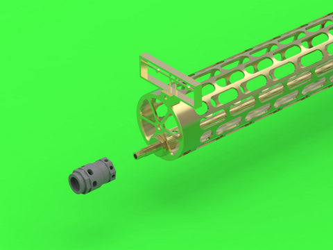 マスター AM-32-104 1/32 WWIドイツ軍 機関銃、シュパンダウLMG 08（1丁）（放熱ジャケットver.3付)