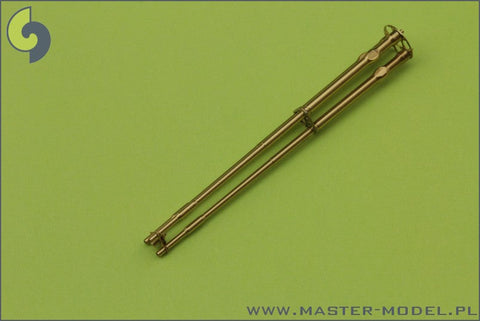 マスター AM-35-001 1/35 M197 3本砲身ロータリー20ｍｍキャノン砲、エッチングパーツの固定金具付挽物銃身 (AH-1 コブラ用）