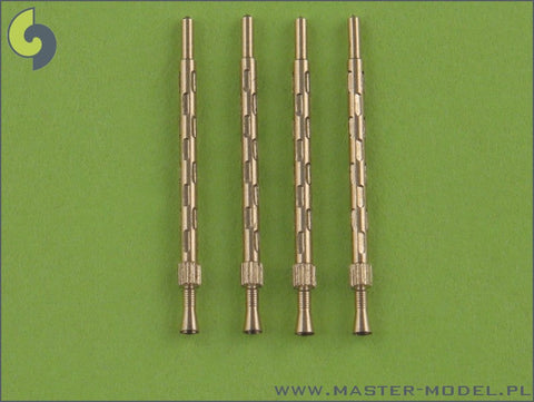 マスター AM-48-026 1/48 イギリス空軍 MK2ブローニング .303キャリバー(7.7mm) フラッシュハイダー付（4本入り）