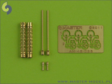 マスター AM-48-035 1/48 WWIドイツ軍 機関銃 シュパンダウLMG 08/15 (2本入り）
