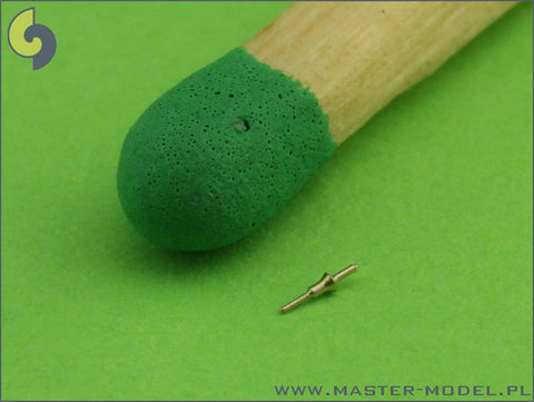 マスター AM-48-055 1/48 ドイツ空軍 航空機関砲 MG15の挽物製銃身とエッチングパーツのガンサイト（2本入り）