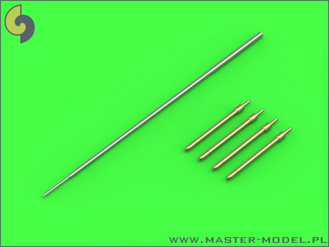 マスター AM-48-094 1/48 ミグ 19PM (ファーマーE）のミサイルレールの先端パーツ(4本)とピトー管